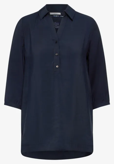 Lange Bluse universal blue