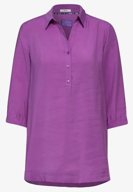 Lange Bluse iced violet