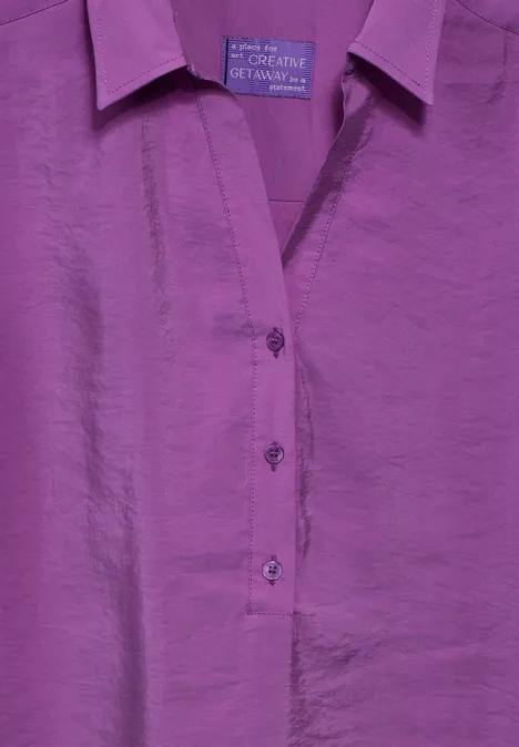 Lange Bluse iced violet