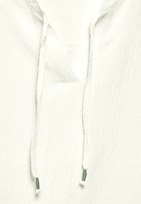 Strukturbluse vanilla white