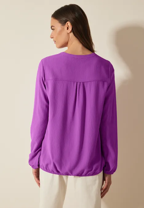 Strukturbluse iced violet