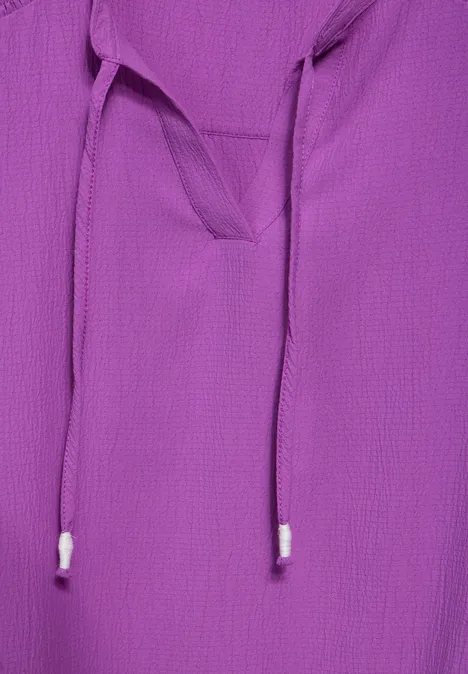 Strukturbluse iced violet