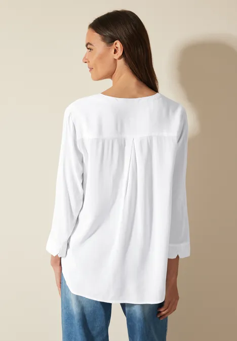 Tunika in Unifarbe White