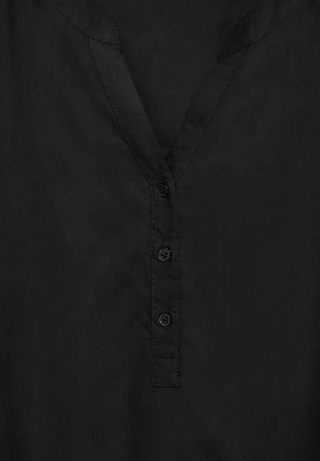 Tunika in Unifarbe Black