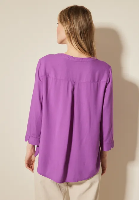 Tunika in Unifarbe iced violet