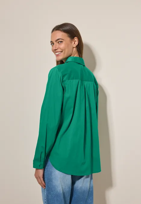 Basic Hemdbluse malachite green