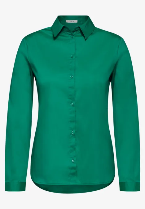 Basic Hemdbluse malachite green