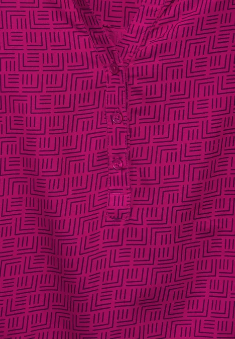 Bedruckte Bluse jewel pink Bedruckte Bluse jewel pink