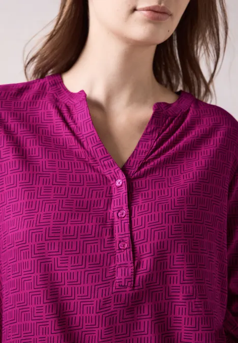 Bedruckte Bluse jewel pink Bedruckte Bluse jewel pink