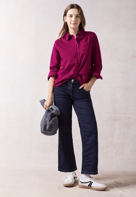 Cordbluse jewel pink