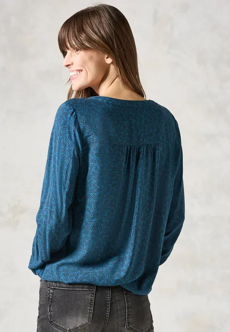 Bedruckte Tunika atlantic green