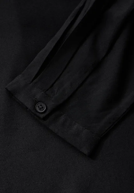 Tunika in Unifarbe Black