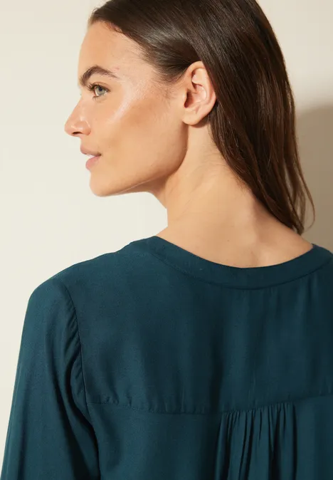 Tunika in Unifarbe atlantic green