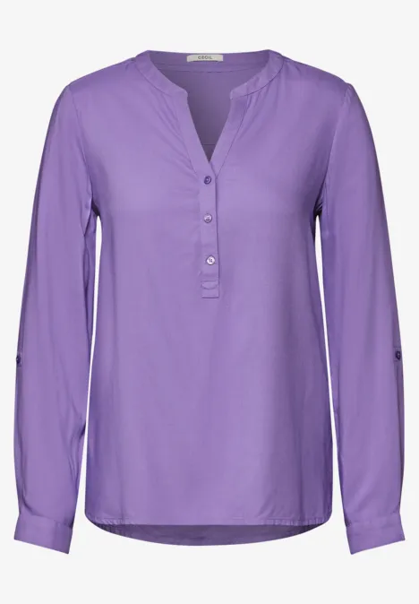 Bluse in Unifarbe gentle lilac
