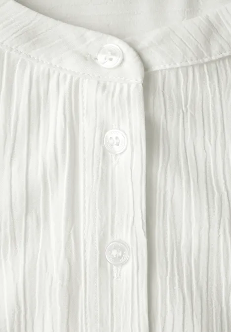 Strukturbluse vanilla white