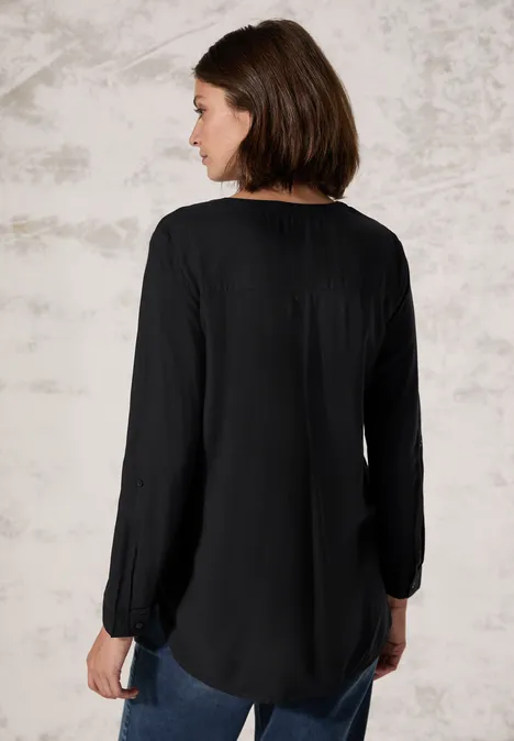 Lange Bluse Black