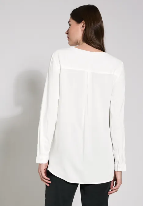 Lange Bluse vanilla white