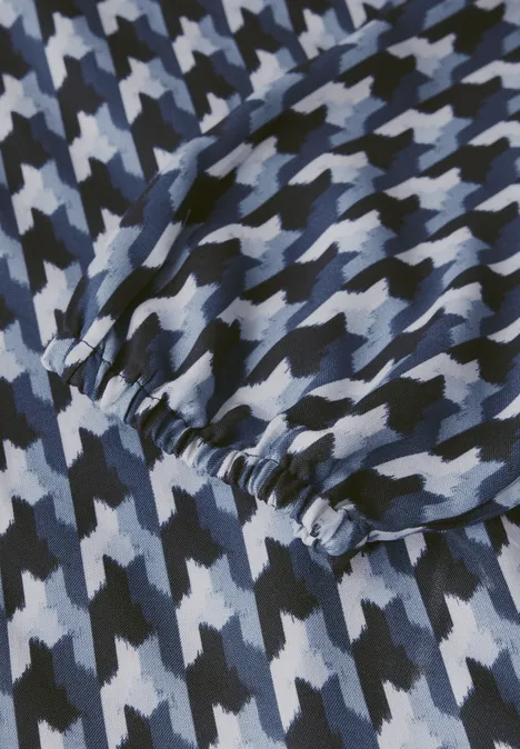 Bluse mit grafischem Print universal blue