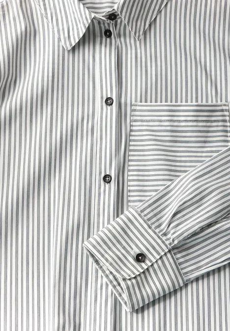 Chemisier à rayures Black