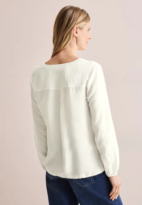 Tunika in Unifarbe vanilla white