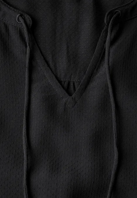 Tunika in Unifarbe Black
