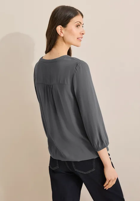 Tunika in Unifarbe graphite light grey