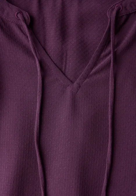 Tunika in Unifarbe deep berry