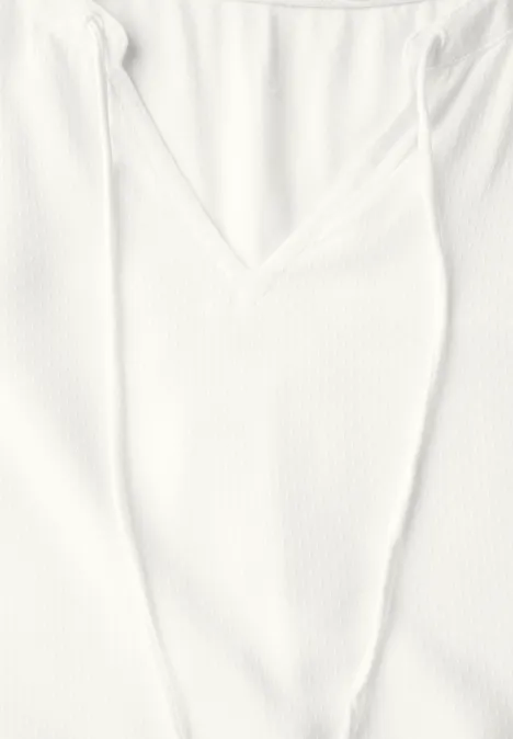 Tunika in Unifarbe vanilla white