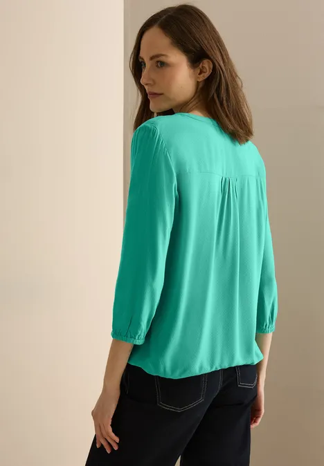Tunika in Unifarbe agave green