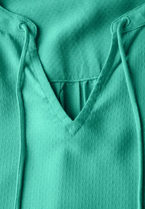 Tunika in Unifarbe agave green