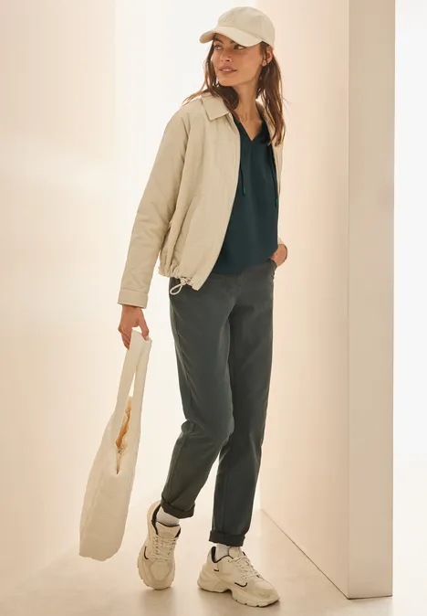Tunika in Unifarbe slate khaki