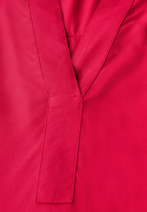 Bluse in Unifarbe glazed apple red