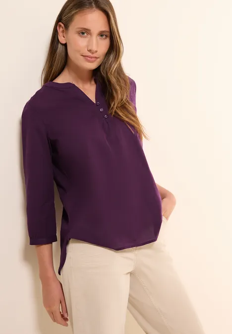Leichte Tunika deep berry