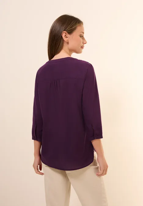 Leichte Tunika deep berry