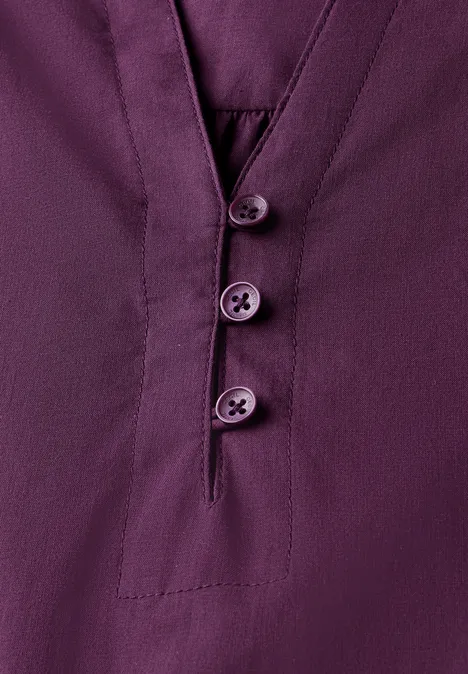 Leichte Tunika deep berry