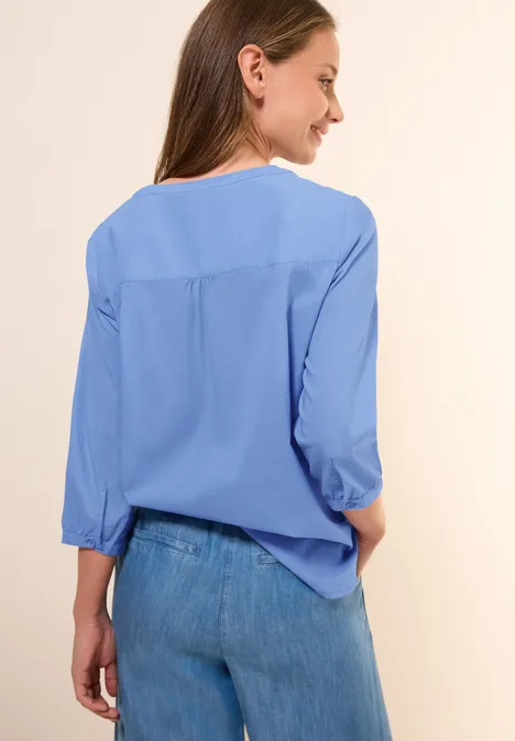 Leichte Tunika aster blue