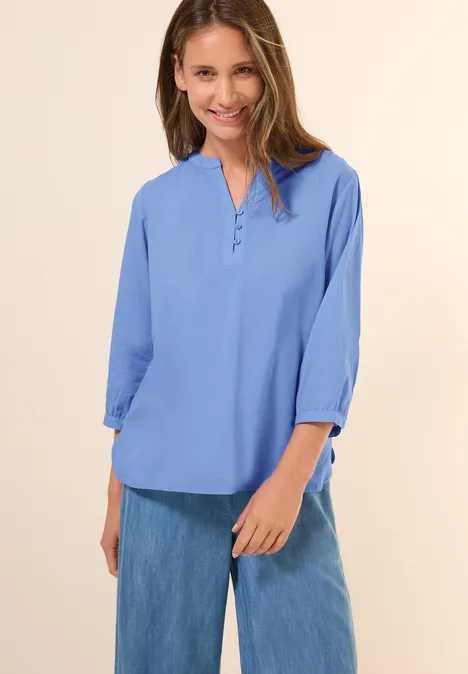 Leichte Tunika aster blue