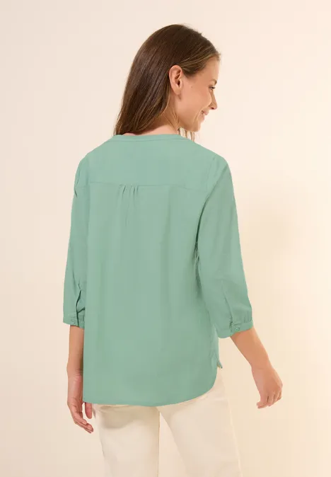 Leichte Tunika matcha green