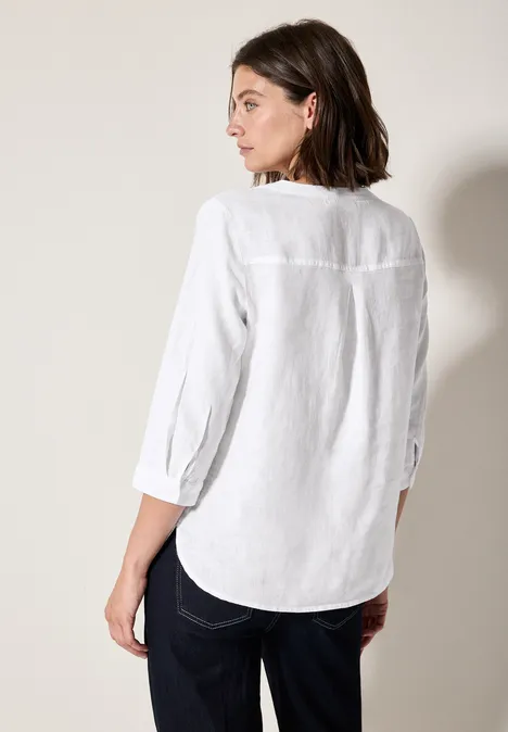 Leinenbluse White
