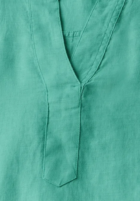 Leinenbluse agave green