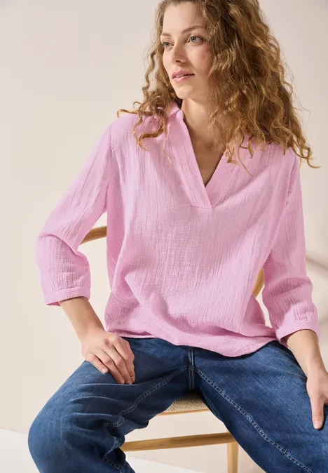 Mousseline blouse cherry blossom pink