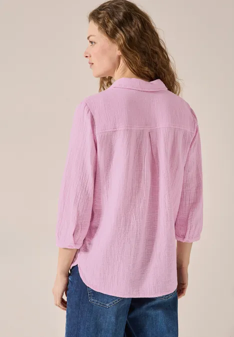 Mousseline blouse cherry blossom pink