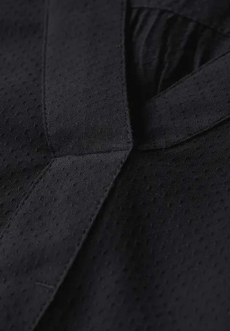 Bluse in Unifarbe Black