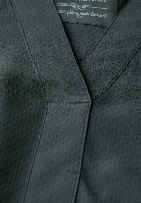 Bluse in Unifarbe slate khaki