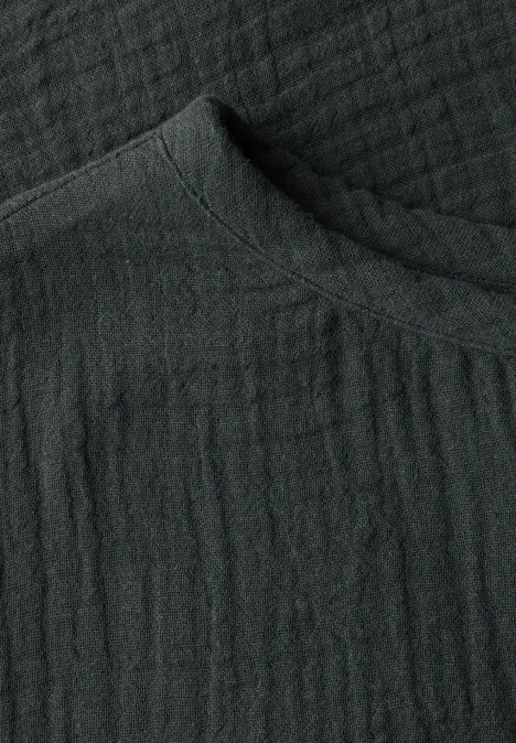 Musselin Bluse slate khaki