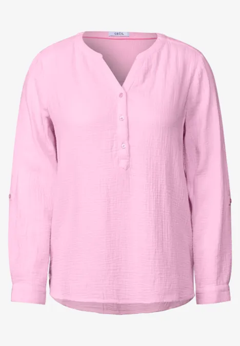 Musselin Bluse cherry blossom pink