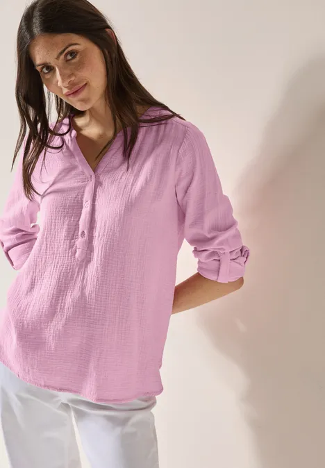 Musselin Bluse cherry blossom pink