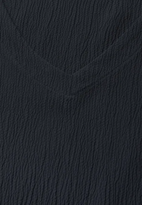 Strukturbluse universal blue