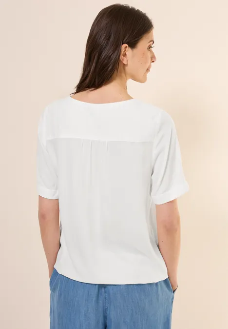 Tunika in Unifarbe White