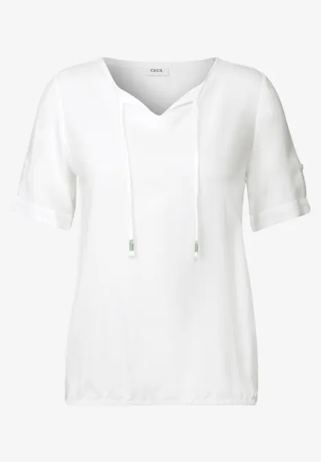 Tuniek in effen kleur White